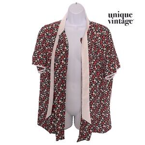 Teacher Gift Unique Vintage 2X/18 Art Class Coverup Apples NWT